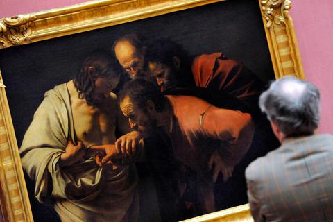 Von Glaube und Zweifeln: "Der ungläubige Thomas" spielt in "Caravaggios Schatten" eine zentrale Rolle. Foto: dpa/Tobias Kleinschmidt 