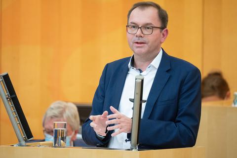 Optimistisch: Mathias Wagner, Fraktionsvorsitzender der Grünen.