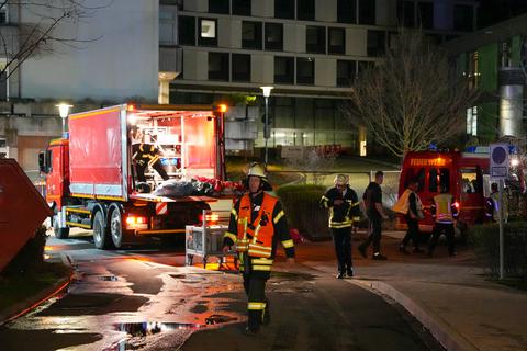 Ein Brand in der Kreisklinik Groß-Umstadt sorgte am Samstagabend für einen Feuerwehreinsatz. 