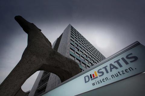 Am Hauptsitz des Statistischen Bundesamts in Wiesbaden schwelt ein interner Konflikt.  Archivfoto: dpa