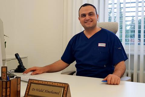 Kardiologe Walid Almohamed in seinen neuen Praxisräumen in der Schwabenröder Straße in Alsfeld.