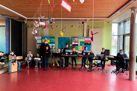 Die "KidsBand" der Lauterbacher Musikschule. Foto: Musikschule 