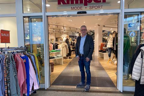 Jens Otto Kimpel., Inhaber des Lauterbacher Modehauses..