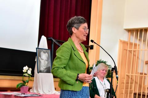 Hildegard Hohmann moderierte die Einfu¨hrungsveranstaltung in Lauterbach © Karen Liller