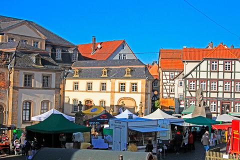 Am ersten März-Wochenende konnte der Regionalmarkt in Lauterbach noch stattfinden. Der April-Termin fällt aus. Archivfoto: gs 