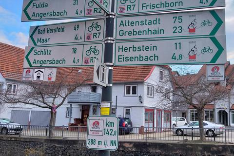 Zahlreiche Radwege, auch Fernradwege, führen durch Lauterbach. Foto: Schobert 