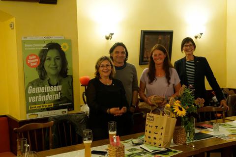 Die Grünen hatte zum Stammtisch mit der Kandidatin für die Bundestagswahl eingeladen. Foto: Grüne 