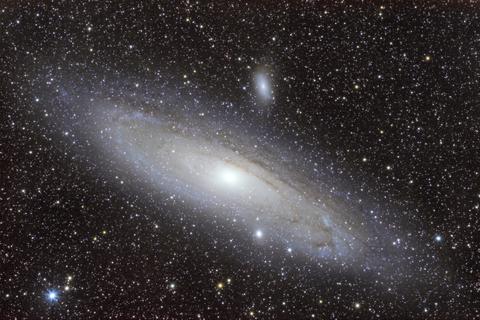 Die Galaxie Andromeda, von Walter Gröning aufgenommen in Stumpertenrod  Foto: Gerhard Kaminski