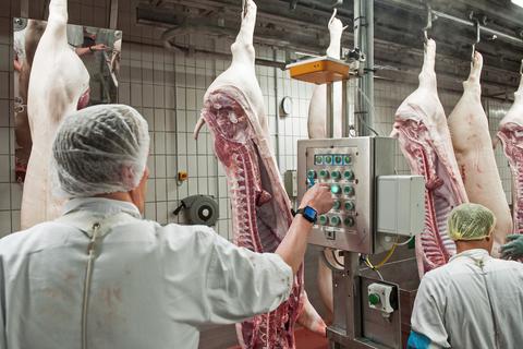 Knappes Angebot und steigende Preise setzen Fleischverarbeiter wirtschaftlich unter erheblichen Druck. Foto: dpa