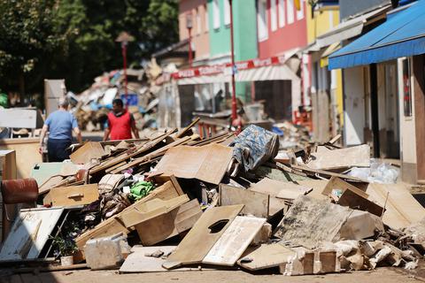 Der Wiederaufbau in der Katastrophenregion wird Milliarden kosten und noch lange dauern. Foto: dpa/Oliver Berg