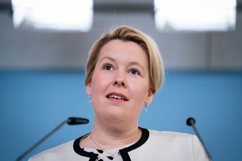 Franziska Giffey (SPD), Bundesministerin für Familie, Senioren, Frauen und Jugend. Foto: dpa