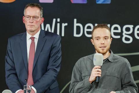 Uneins: Innenminister Michael Ebling (links) und Jakob Beyer, Sprecher der Letzten Generation.