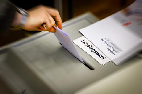 Seit 8 Uhr kann in den Wahllokalen abgestimmt werden. Foto: Sascha Kopp