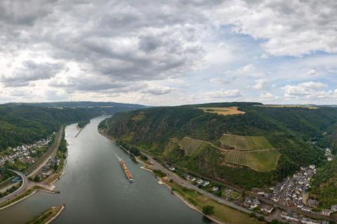 An dieser Stelle ist der Bau der Mittelrheinbrücke geplant.