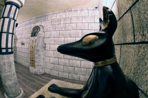 Im Raum "Tutankhamun's Tomb" geht es darum, aus einer ägyptischen Grabkammer zu entkommen. Foto: Hans Dieter Erlenbach  