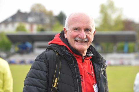 Paul Blaschke, hier 2021 bei der Deutschen Meisterschaft in Mainz, hat den Leichtathletikverband Rheinhessen 16 Jahre lang geführt.