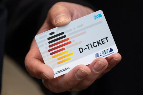 Ein „D-Ticket“ im Chipkartenformat.