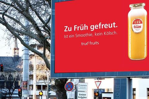 Die True Fruits GmbH ist bekannt für flapsige, manchmal auch grenzwertige Kampagnen. Der Ausflug in die aktuelle Politik sorgt jetzt für Ärger. Foto: True Fruits